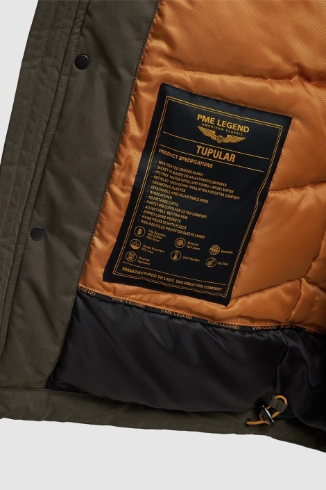 PME legend semi long jacket tupular soapy pea